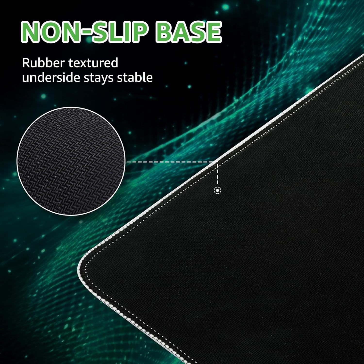 Excel Cheat Sheet Desk Pad, Excel Mouse Pad Shortcuts, Excell Short Cut Desk Mat, Extended Large XXL Non-Slip Exel Mousepad with Stitched Edges for Computer Keyboard