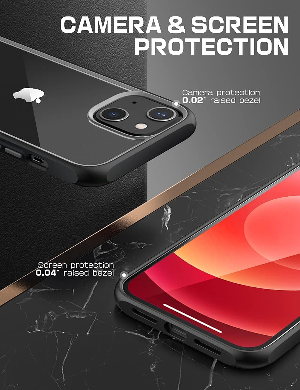 Iphone 13 6.1 Inch (2021) Premium Transparent Hybrid Protective Case Cover for Iphone 13 6.1 Inch (2021