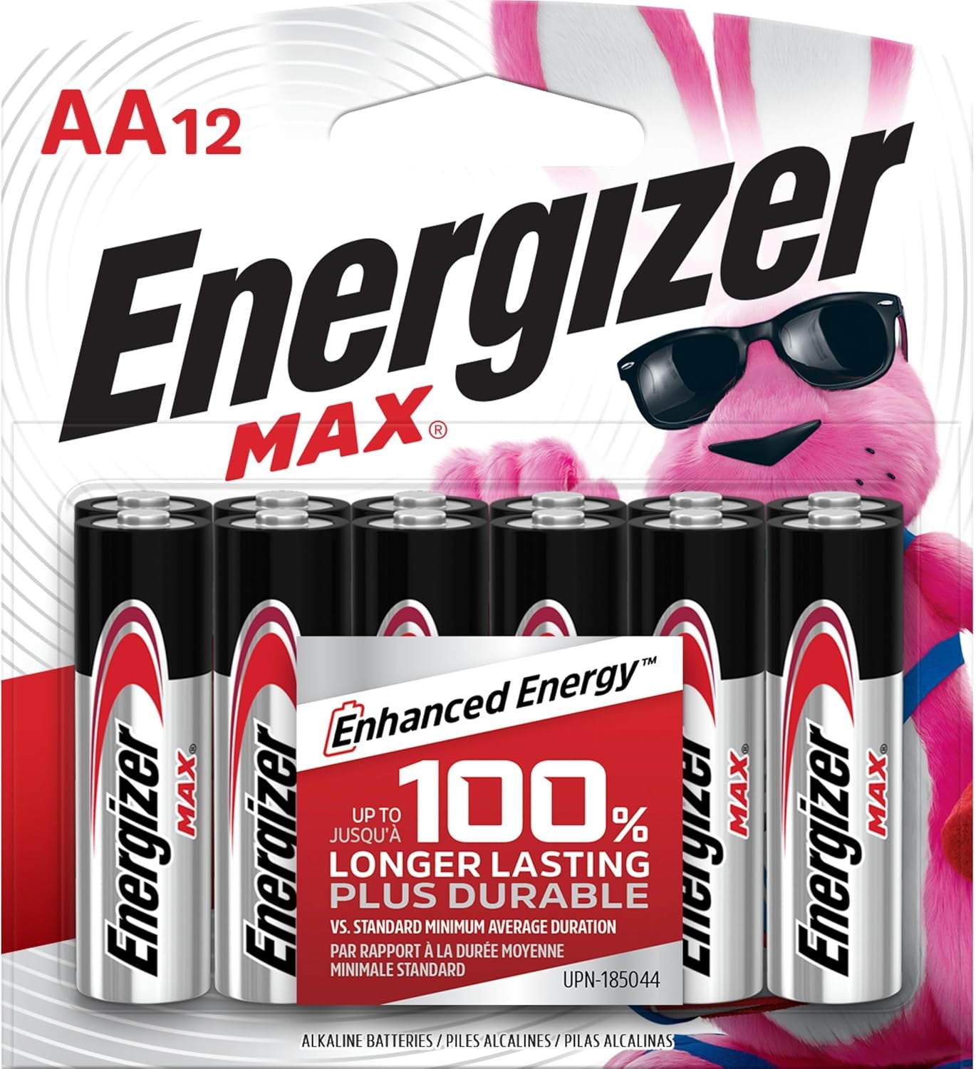 AA Batteries, MAX Double AA Battery Alkaline, 24 Count